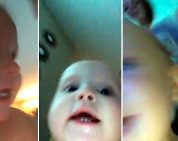 Beba robó el cel de su hermana y grabó su huida