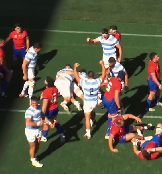 Los Pumas apabullaron a Chile y siguen con chances de pasar a cuartos