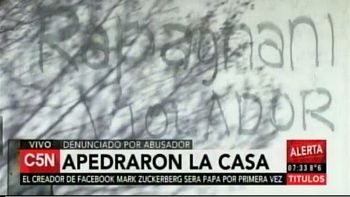 atacaron la casa de un hombre acusado de abusar a menores en un colegio atacaron la casa de un hombre acusado de abusar a menores en un colegio