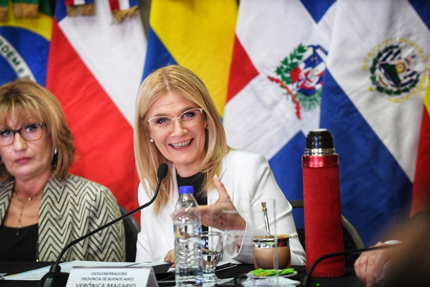 Verónica Magario encabezó la Primera Cumbre de gobernadores latinoamericanos
