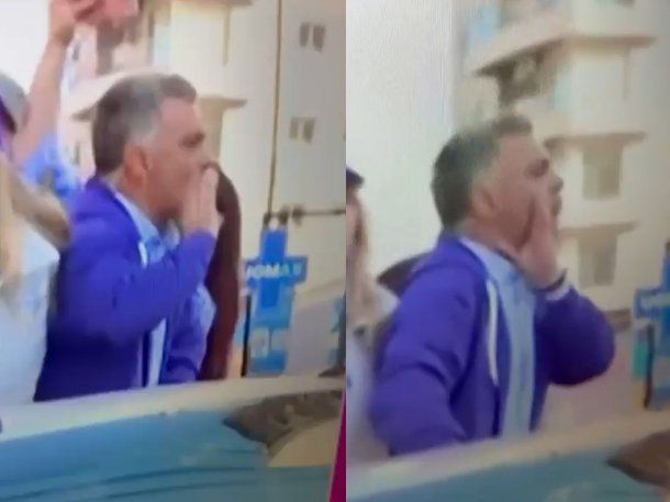 Video: así provocó Sebastián Pareja a los manifestantes en Lomas de Zamora