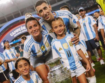 La emotiva frase de Di María a sus hijas tras ganar la final de la Copa América