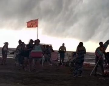 Temporada complicada: temporal de viento y lluvia azotó la costa atlántica