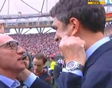 El emotivo saludo de Bianchi a Pellegrino