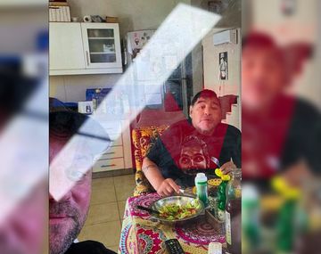 La foto de Maradona que mostró Luque: fue tomada apenas cinco días antes de su muerte