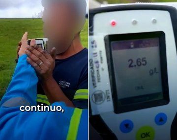 El conductor fue detectado durante un operativo de la Agencia Nacional de Seguridad Vial.