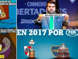 tras el sorteo de la libertadores, river se burla con memes de boca tras el sorteo de la libertadores, river se burla con memes de boca