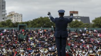 El desfile militar por el 25 de Mayo El desfile militar por el 25 de Mayo