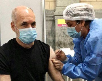 Rodríguez Larreta se vacunó contra el coronavirus: Llegó el día