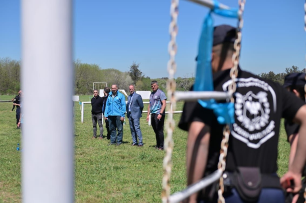 Insaurralde y Berni recorrieron la Escuela de Policía Juan Vucetich