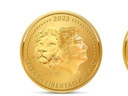 Insólito: planeaban acuñar monedas de oro y plata con la cara de Javier Milei