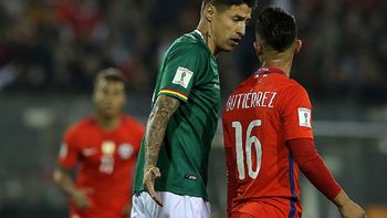 Nelson Cabrera de Bolivia enfrentando a Chile Nelson Cabrera de Bolivia enfrentando a Chile