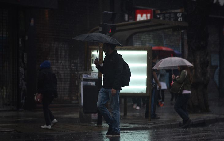 Rige un alerta por tormentas para esta noche en la Ciudad
