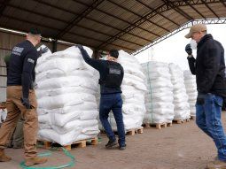 Secuestraron cuatro toneladas de cocaína escondidas en bolsas de azúcar en la Hidrovía