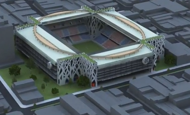 San Lorenzo planea unir su estadio al supermercado