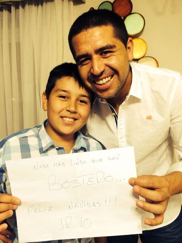 El saludo navideño de Juan Román Riquelme para los hinchas de Boca