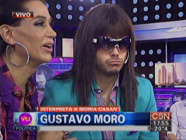 El día que Nicolás Magaldi se convirtió en Moria Casán