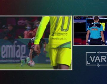 Así fue la primera intervención del VAR en el fútbol argentino