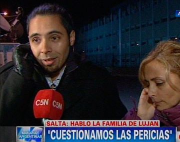 Los familiares de Luján Peñalva hablaron con la prensa