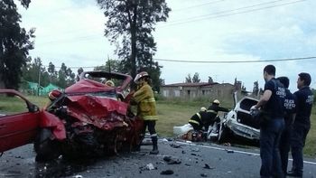 El accidente ocurrió en la ruta 1 de Uruguay El accidente ocurrió en la ruta 1 de Uruguay