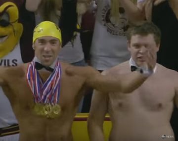 Quisieron distraer a sus rivales y para ello trajeron ¡a Michael Phelps!