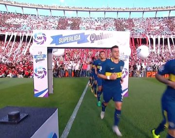 Los jugadores de Boca salieron segundos