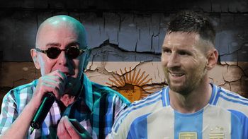 Indio Solari y Lionel Messi