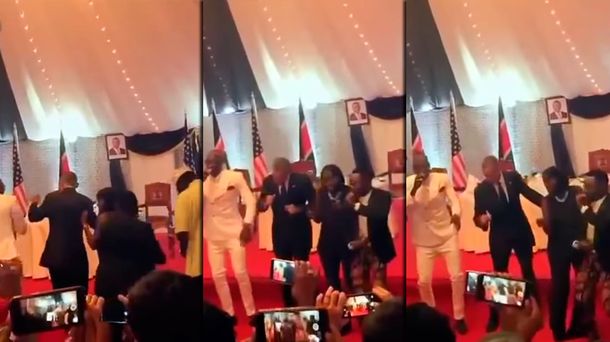 Obama mostró sus dotes para el baile en Kenia