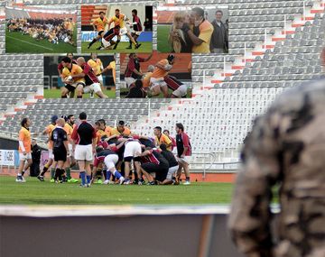 Presos vs. jueces: Partido intenso sin incidentes