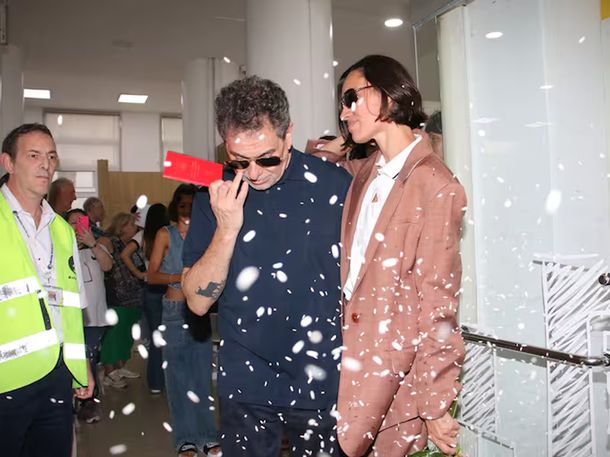 Todas las fotos del casamiento de Andrés Calamaro con la exmodelo Natalí Franco