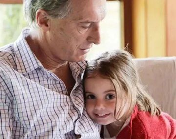 Mauricio Macri y su hija Antonia Macri