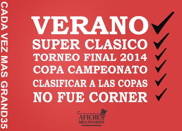 Aparecieron las cargadas de River a San Lorenzo con los tradicionales afiches