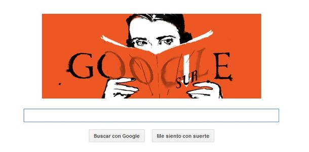 Google le rinde tributo con un doodle a Victoria Ocampo