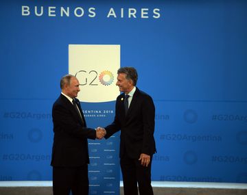 Vladimir Putin y Mauricio Macri