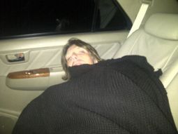 Fantino durmió en su auto Fantino durmió en su auto