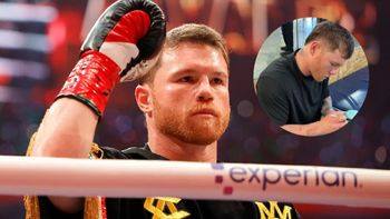 Saúl Canelo Álvarez respondió de inmediato al desesperado llamado de Lupita Carrillo ante la necesidad de recaudar dinero para solventar los gastos del tratamiento contra el cáncer que padece su esposo. El excampeón le entrega los guantes con su firma. Saúl Canelo Álvarez respondió de inmediato al desesperado llamado de Lupita Carrillo ante la necesidad de recaudar dinero para solventar los gastos del tratamiento contra el cáncer que padece su esposo. El excampeón le entrega los guantes con su firma.