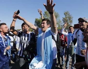 Dos hinchas argentinos