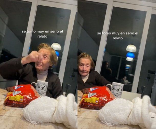 Final inesperado: una abuela relató y recreó el último gol de Messi y es viral