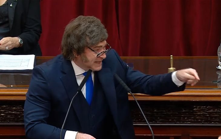 Javier Milei insultó a opositores: Manga de chorros, por eso tienen a su líder presa