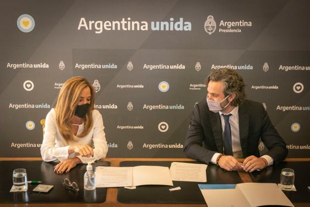 Victoria Tolosa Paz y Santiago Cafiero anunciaron la firma de un convenio entre Santa Cruz y Entre R&iacute;os con el&nbsp;Consejo Nacional de Coordinaci&oacute;n de Pol&iacute;ticas Sociales