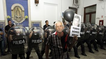 Una marcha por Brian terminó en incidentes Una marcha por Brian terminó en incidentes