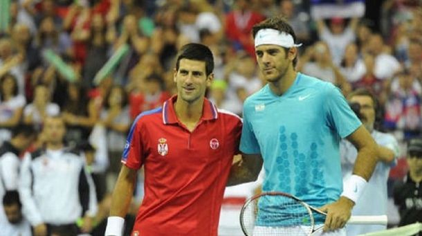 ¿Cómo le fue a Del Potro jugando ante Djokovic por Copa Davis?