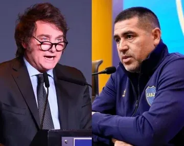 Milei volvió a apuntar contra Riquelme: Su gestión en Boca es un desastre