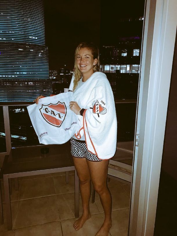 Coco Vandeweghe es hincha de Independiente - Crédito:&nbsp;@CoCoVandey