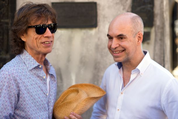 El encuentro entre Horacio Rodríguez Larreta y Mick Jagger