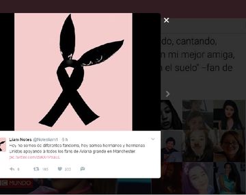 El símbolo elegido para solidarizarse con la tragedia