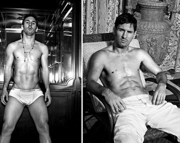 Messi hizo una producción muy sensual