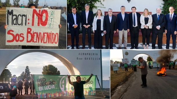 Gremialistas bloquearon en el acceso al Aeropuerto de Viedma