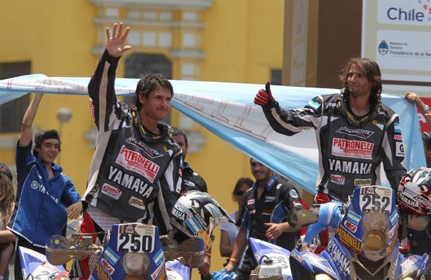 Patronelli podio Lima Dakar 2012