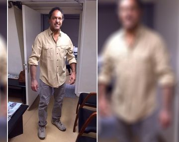 Scioli se mostró optimista al regresar al país